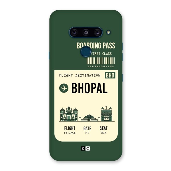 Bhopal Boarding Pass Back Case for LG  V40 ThinQ